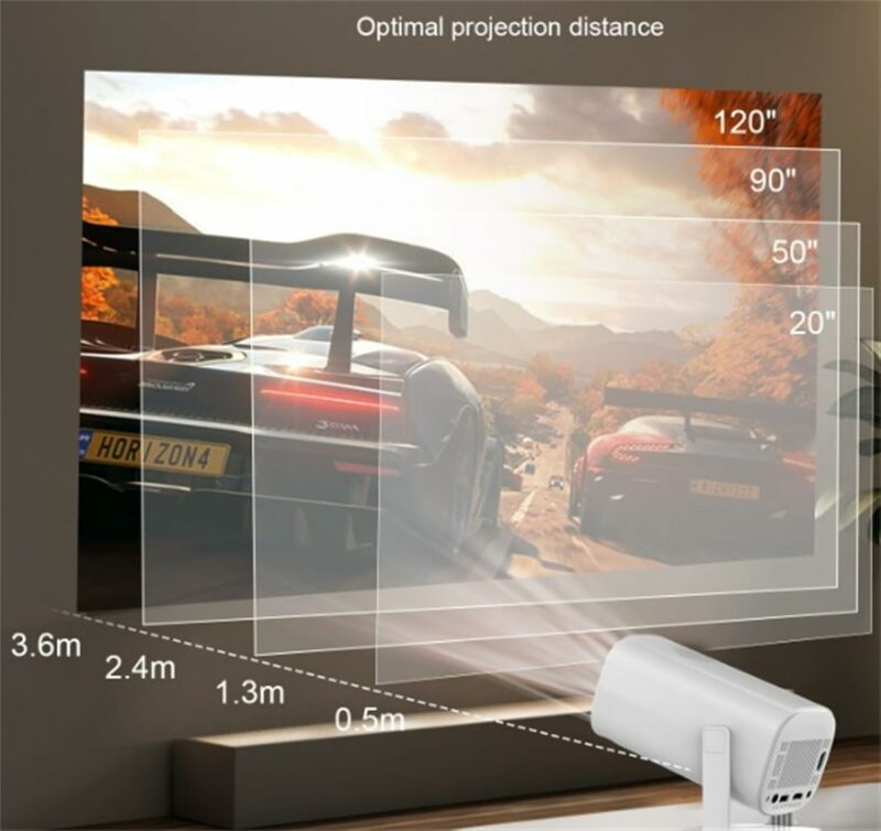 P30 Max Projector and Game With 2 Wireless Controllers, - Image 5