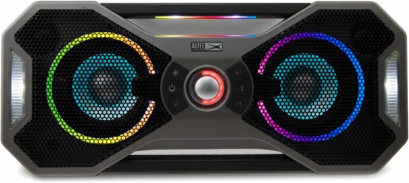 Altec Lansing Mix 2.0 - Waterproof Bluetooth Speaker with Strong Bass, Portable Speaker for Travel & Outdoor Use, 100 Foot Range & 20 Hour Playtime - Image 6